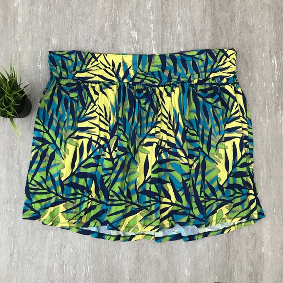 Lane Bryant Women’s Hawaiian Skirt Tropical Print - Picture 2 of 5
